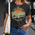 Papa Like A Grandpa Only Cooler For Dad Papa Men T-Shirt Gifts for Her