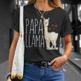 Papa Lama Lustig Passende Familie Stamm Papa Opa T-Shirt Geschenke für Sie