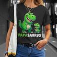 Papa Papasaurusatertagatertagsgeschenk Dino Papa T-Shirt Geschenke für Sie