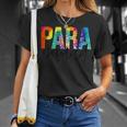 Paraprofessional Squad Tie Dye First 100 Last Days Of School T-Shirt Gifts for Her