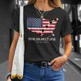 Path Of Totality America Usa Map Total Solar Eclipse 2024 T-Shirt Gifts for Her