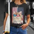 Patriotic Cat Meowica Af 4Th Of July Usa American Flag T-Shirt Gifts for Her