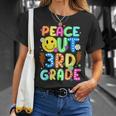 Peace Out 3Rd Grade Teacher Student Happy Last Day Of School T-Shirt Gifts for Her