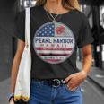 Pearl Harbor Memorial Hawaii Vintage Usa Flag Day Of Infamy T-Shirt Gifts for Her
