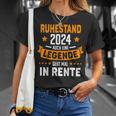 Pensioner 2024 Retirement 2024 Also Eine Legend Rente T-Shirt Geschenke für Sie