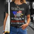 We The People 2024 I'm Voting For The Convicted Felon Eagle T-Shirt Gifts for Her