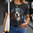 Perro De Montaña De Berna Cachorro Mejor Paseo Para Perros A Camiseta unisex Regalos para ella