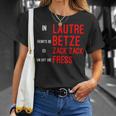 Pfalz Heimatliebe & Betze Fresse Schwarzes T-Shirt für Lautre Fans Geschenke für Sie