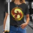 Phoenix Legendary Fire Bird Mythical Animal Phoenix T-Shirt Gifts for Her