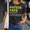 Physik Papa T-Shirt Geschenke für Sie