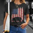 Pig 4Th Of July Pig American Flag Patriotic Farm T-Shirt Gifts for Her