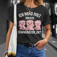 Pigs Ich Mag Halt Schweinchen T-Shirt Geschenke für Sie