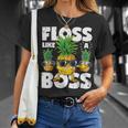 Pineapple Sunglasses Floss Like A Boss Aloha Beaches T-Shirt Gifts for Her