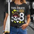 Pirate Birthday Pirate Is 8 Themed 8Th Birthday Party T-Shirt Gifts for Her