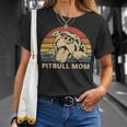 Pitbull Mom With Cute Pitty Face Pitbull Mom T-Shirt Gifts for Her