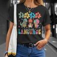 Play Is My Favorite Language Dinosaurs Speech Therapy Slp T-Shirt Gifts for Her