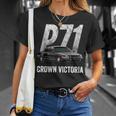 Police Car Crown Victoria Interceptor P71 T-Shirt Gifts for Her