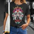 Poodle Dia De Los Muertos Day Of The Dead Dog Sugar Skull T-Shirt Gifts for Her