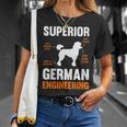 Poodle Dog Superior German Engineering T-Shirt Gifts for Her