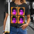 Pop80S Purple Prince Rockroll Famous Faces Humour Cool T-Shirt Gifts for Her