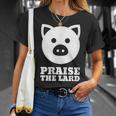 Praise The Lard Bacon Lover T-Shirt Gifts for Her