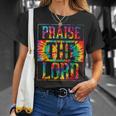 Praise The Lord Christian Faith Tie Dye Cute Christianity T-Shirt Gifts for Her
