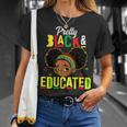 Pretty Black & Educated African American Black History Girls T-Shirt Gifts for Her