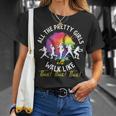 All The Pretty Girls Walk Like This Baseball Softball T-Shirt Gifts for Her