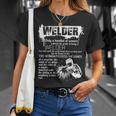 The Pride Of Being A Welder T-Shirt Gifts for Her