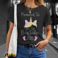 Promoted To Big Sister 2025 With Unicorn For New Baby Shower T-Shirt Gifts for Her