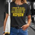 Proud To Be An Army Nephew Us Flag Pride Military Family T-Shirt Gifts for Her