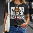 Proud Black Dad Father's Day Black History Month Dad T-Shirt Gifts for Her