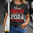 Proud Bonus Dad Of A Class Of 2024 Graduate For Graduation T-Shirt Gifts for Her