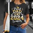 Proud Dad Of A 2024 Senior Graduation T-Shirt Gifts for Her