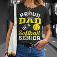 Proud Dad Of A Softball Senior 2024 Dad Graduation T-Shirt Gifts for Her