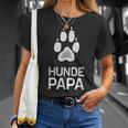 Proud Dog Papa T-Shirt Geschenke für Sie