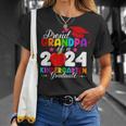 Proud Grandpa Of A 2024 Kindergarten Graduate Graduation T-Shirt Gifts for Her