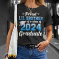 Proud Lil Brother Of A Class Of 2024 Graduate Senior T-Shirt Gifts for Her