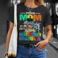 Proud Mom Of A 2024 Kindergarten Graduate Dinosaur T-Shirt Gifts for Her