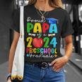 Proud Papa Of A 2024 Preschool Graduate Family Graduation T-Shirt Gifts for Her