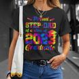 Proud Stepdad Of A Class Of 2023 Graduate Senior Tie Dye T-Shirt Gifts for Her