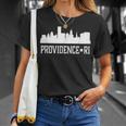 Providence Ri Rhode Island Cities Skyline City T-Shirt Gifts for Her