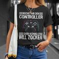 Ps5 Console Gamer Zocken Reichet Mir Den Controller König T-Shirt Geschenke für Sie