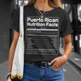 Puerto Rican Nutrition Facts For Puerto Rican T-Shirt Gifts for Her