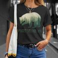 Puget Sound Bear State Of Washington Pacific Nw Wildlife T-Shirt Gifts for Her
