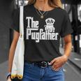 The Pugfather Pug Dad Dog Father Father's Day Kawaii T-Shirt Gifts for Her