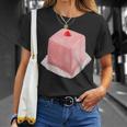 Punschkrapfen T-Shirt für Damen und Herren, Lustiges Konditorei Design Geschenke für Sie