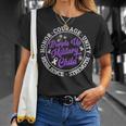 Purple Up Military Child 2024 Honor Courage Unity Dandelion T-Shirt Gifts for Her