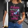 Queen Was Born In May 1978 Girl 43 Years Birthday T-Shirt Gifts for Her