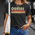 Queens Ny New York City Home Roots Retro 70S 80S T-Shirt Gifts for Her